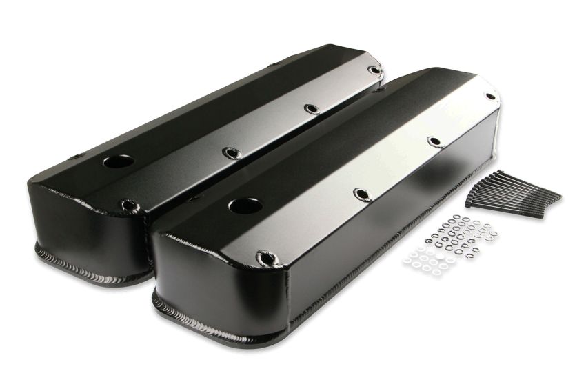 MR. GASKET MRG6880BG BBF Fabricated Alm Valve Cover Set