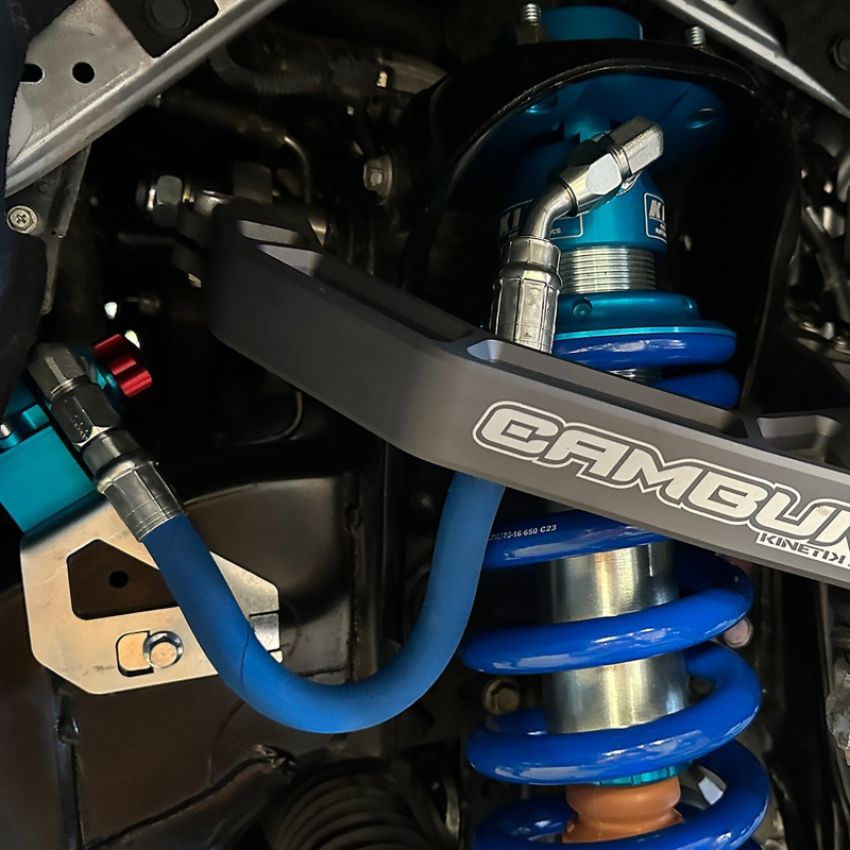 Camburg CAM-310189-GRY Toyota Tundra 2WD/4WD 22-23 KINETIK V2 Performance Billet Uniball Upper Arms