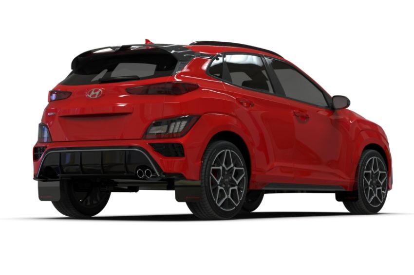 Rally Armor MF93-UR-BLK-RD Black Mud Flap/Red Logo