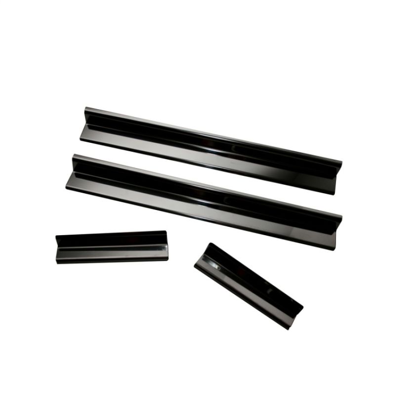 Rugged Ridge 07-18 Jeep Wrangler Unlimited JK Black Door Entry Guard Set