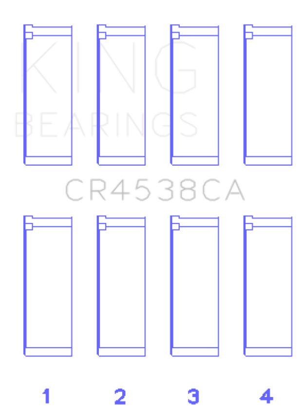 King Mini Cooper S/Cooper S Conv/Works W11B16A (Size STD) Rod Bearing Set