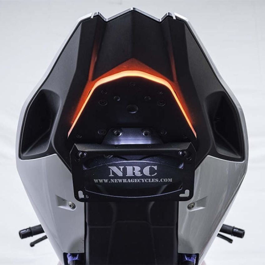 New Rage Cycles S1K20-FE-EU-T 20+ BMW S1000RR Fender Eliminator Kit Kit Tucked - EU models only (Amber)