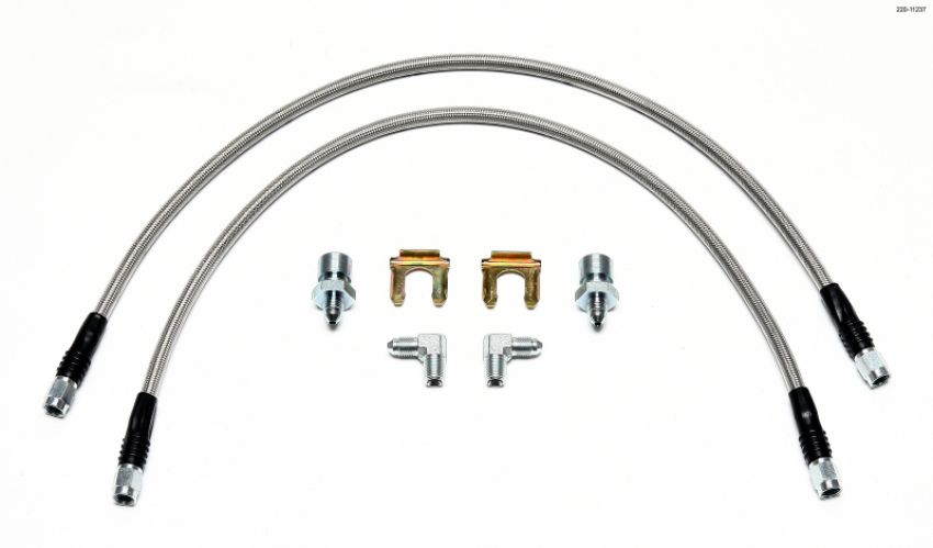 Wilwood 220-11237 Flexline Kit 22 inch 3/8-24 to 90 Degree