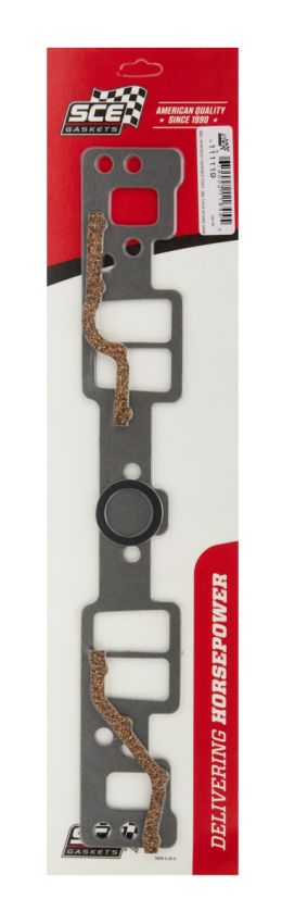 SCE GASKETS 111119 SBC VORTECH TAPERED PORT .062 THCK INTAKE GASKET SET