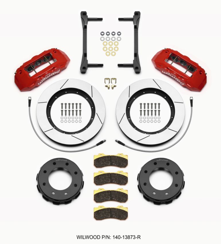 Wilwood 140-13873-R TX6R Front Kit 15.00in Red 2011-2015 GM Truck/SUV 2500