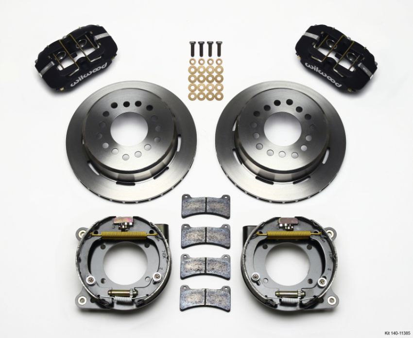Wilwood 140-11385 Dynapro Low-Profile 11.00in P-Brake Kit Chevy C-10 2.42 Offset 5-lug