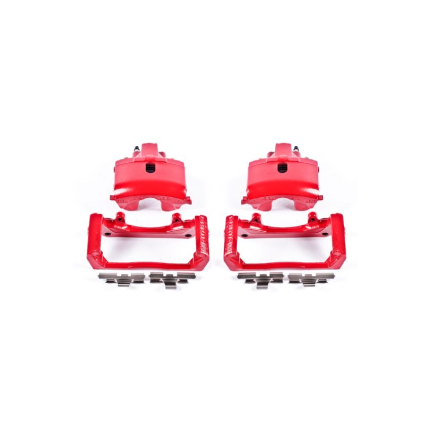 PowerStop S4836 Red Powder Coated Calipers