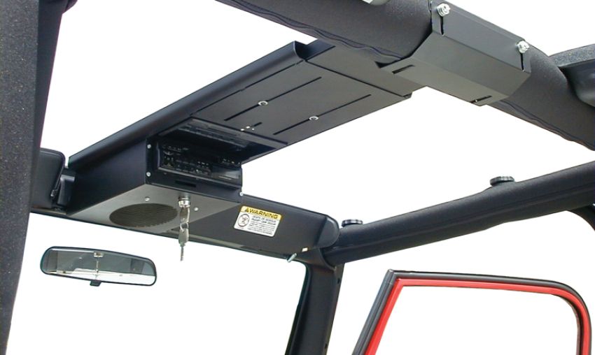 Tuffy Products 103-01 Tuffy Overhead Console- Single Compartment Black