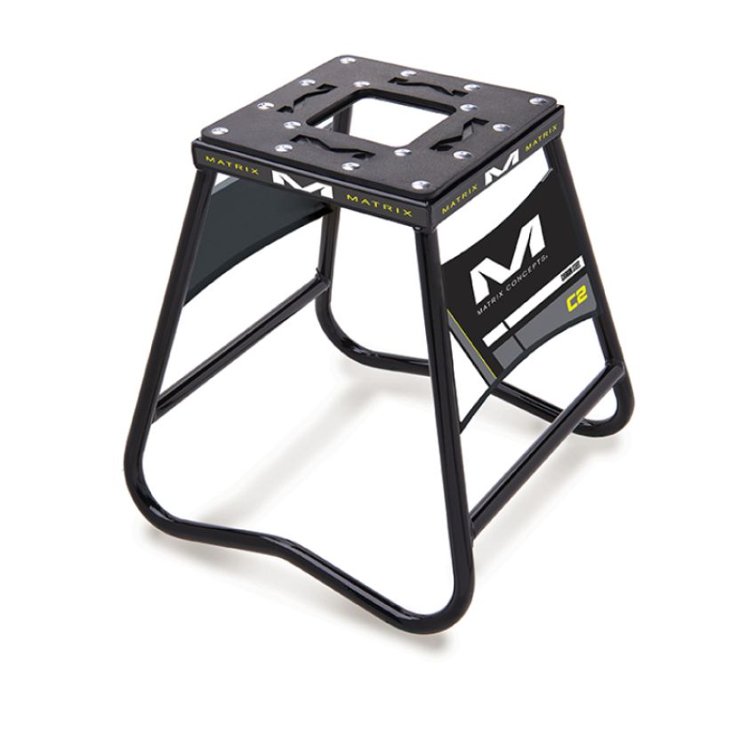 Matrix Concepts C2-101 C2 Steel Stand with Nameplate - Black