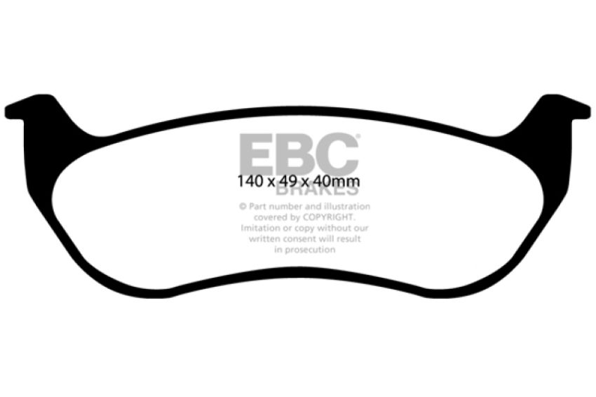 EBC Brakes ED91673 Truck/SUV Extra Duty Brake Pads