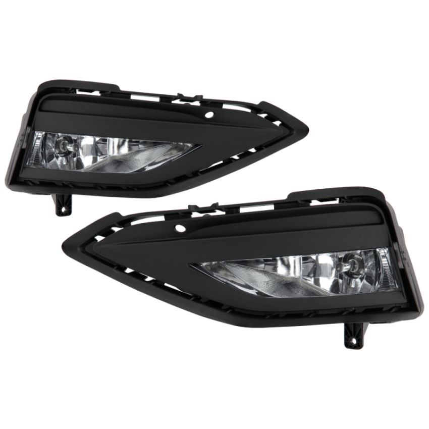 SPYDER 5087164 OEM Style Fog Lights w/Universal Switch - Clear