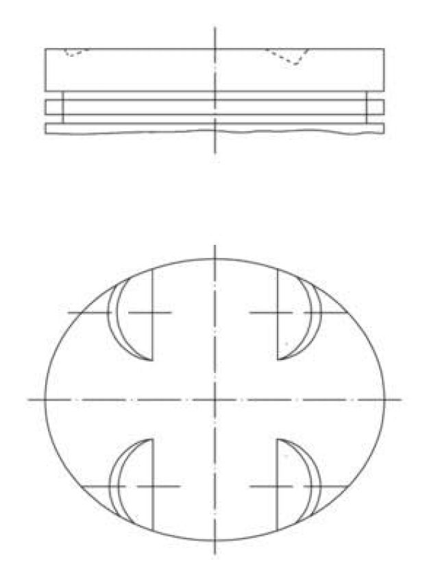 MAHLE 005 24 01 Engine Piston
