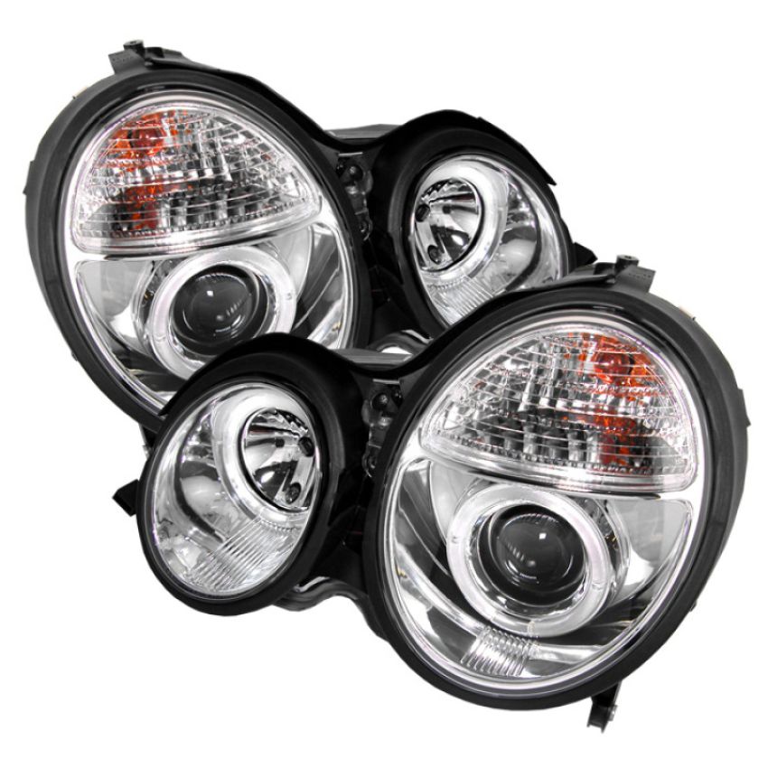 SPYDER 5011305 Projector Headlights - LED Halo - Chrome