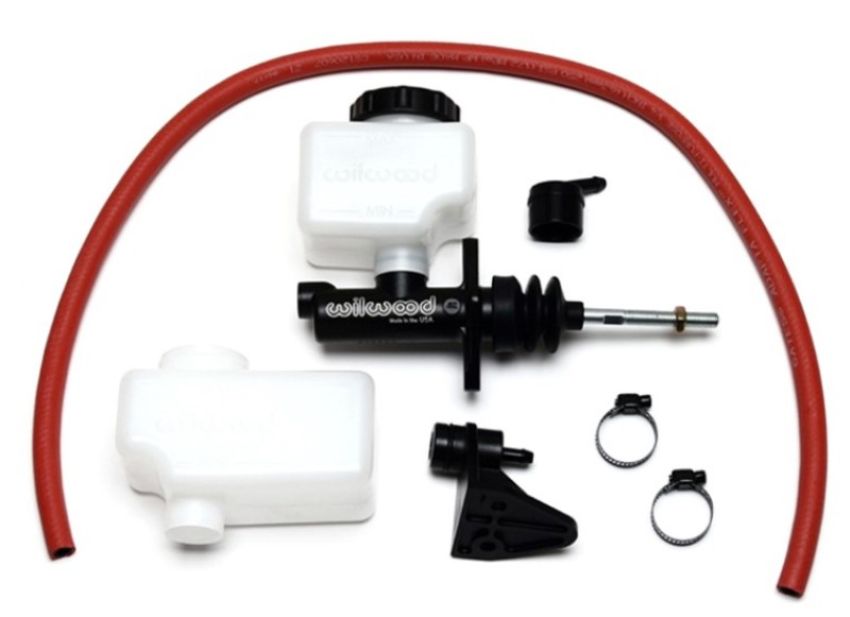 Wilwood 260-14787 Compact Remote M/C Kit 15/16in Bore Banjo Outlet w/Reservoir