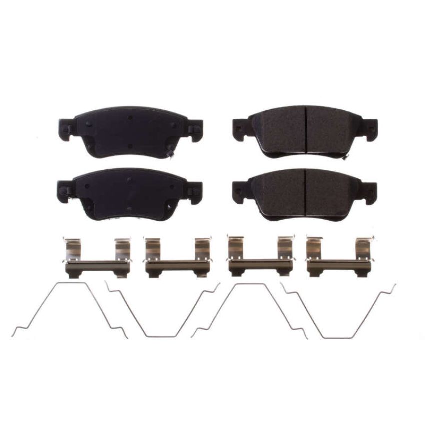 PowerStop 17-1287 PowerStop - Z17 Low-Dust Ceramic Brake Pads with Hardware