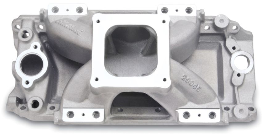 Edelbrock 29045 Victor EFI Intake Manifold for BB Chevy Oval Port 454-O
