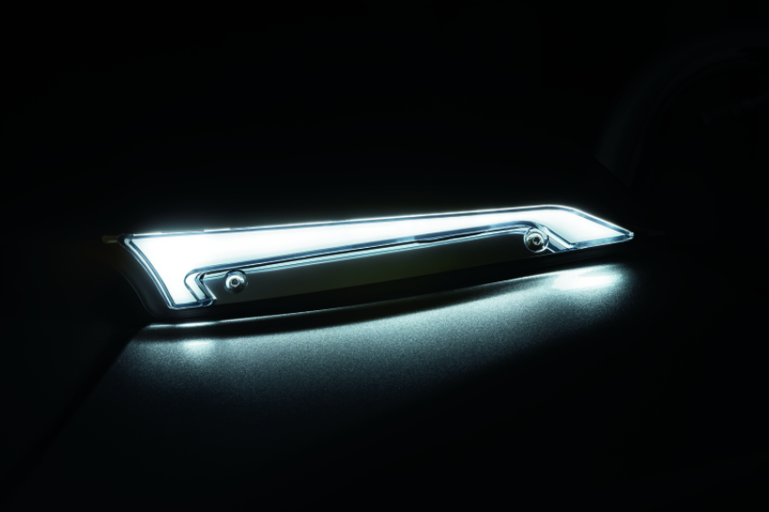 Kuryakyn 2945 Tracer Windshield Trim Lights Chrome