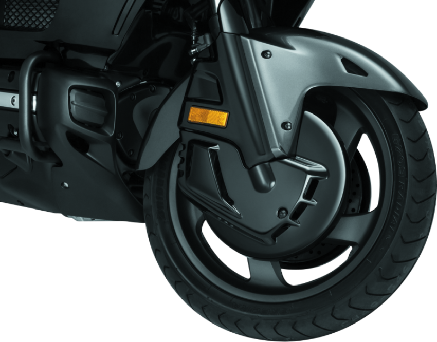 Kuryakyn 7460 Brake Rotor Cover Honda 01-17 GL1800 Gloss Black