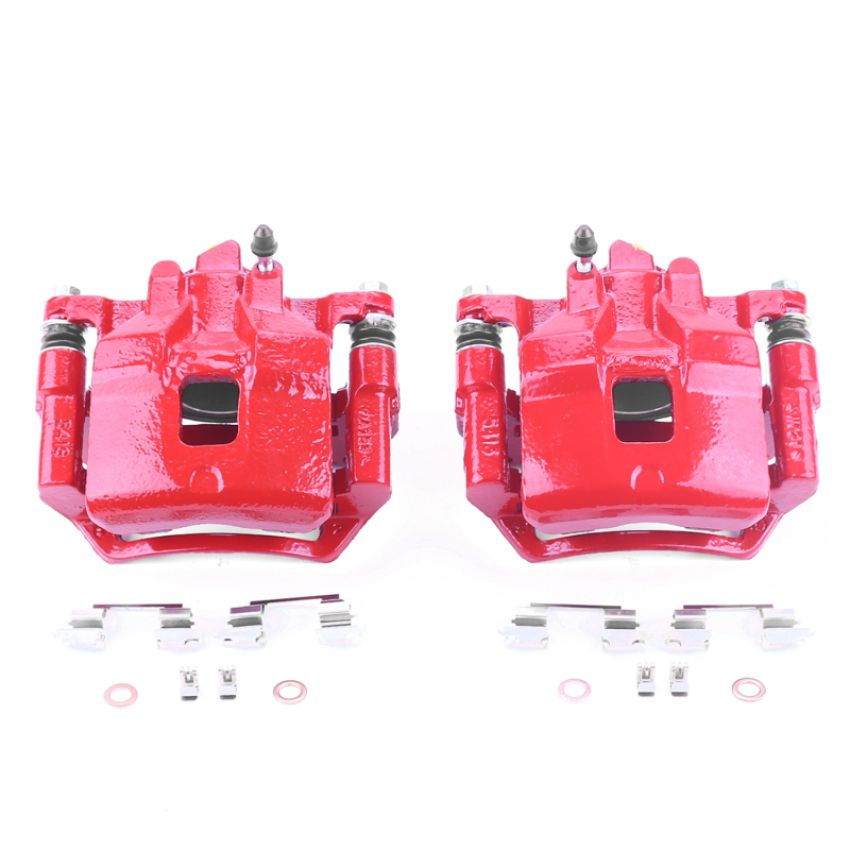 PowerStop S2048 Red Powder Coated Calipers