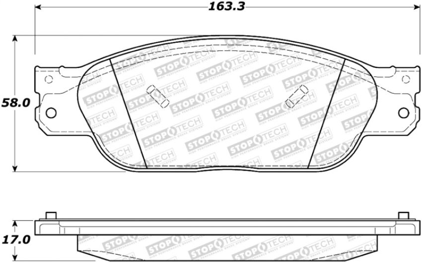 Stoptech 308.08050 Street Brake Pads