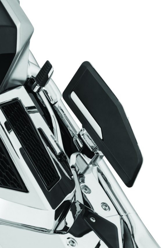 Kuryakyn 3284 Omni Driver Floorboard Kit For GL1800 with DCT Chrome