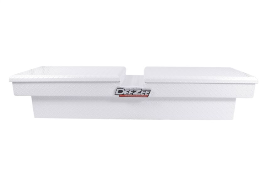 Dee Zee DZ8370WH Deezee Universal Tool Box - Red Crossover - Double BT Alum (White)