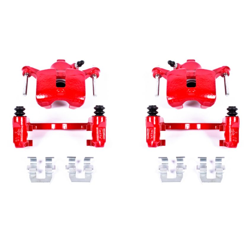 PowerStop S4644 Red Powder Coated Calipers