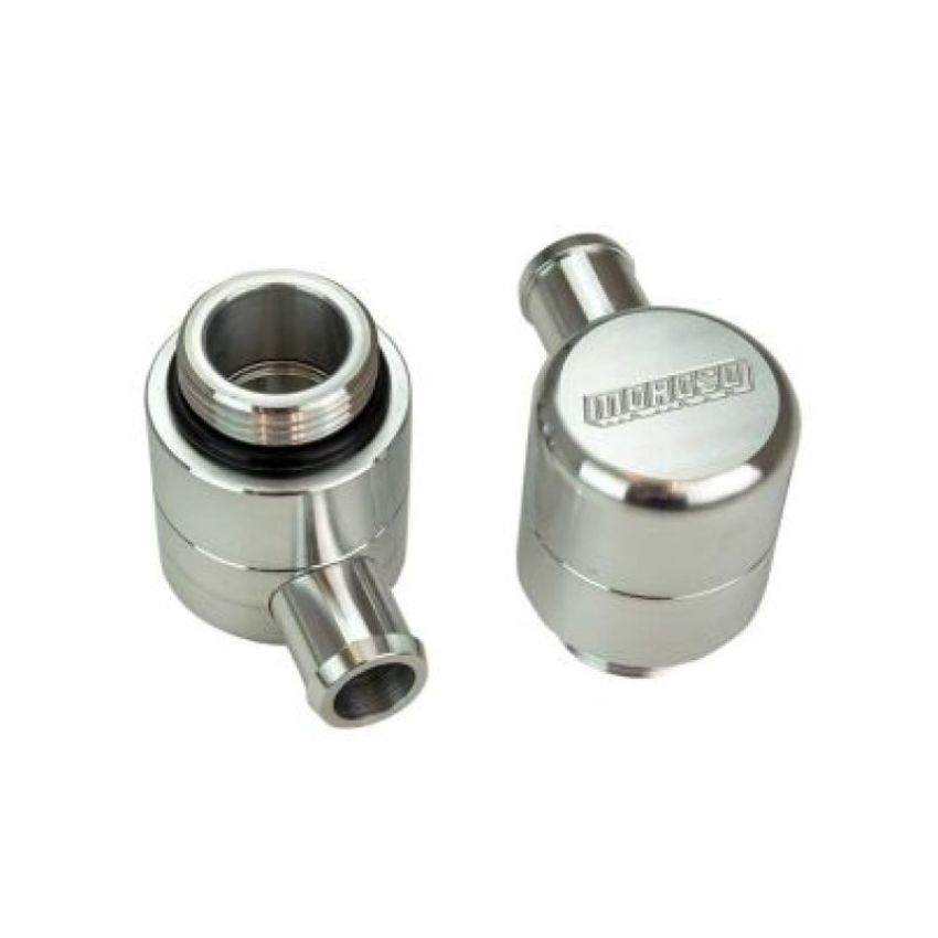 Moroso 68868 GM COPO 3/4in Tube Screw-In Valve Cover Breathers (2 Pack)