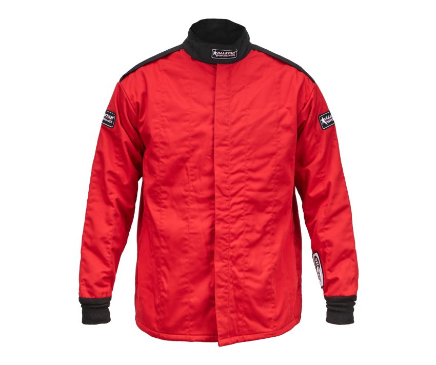 ALLSTAR PERFORMANCE ALL935172 Driving Jacket SFI3.2A/5 M/L Red Medium