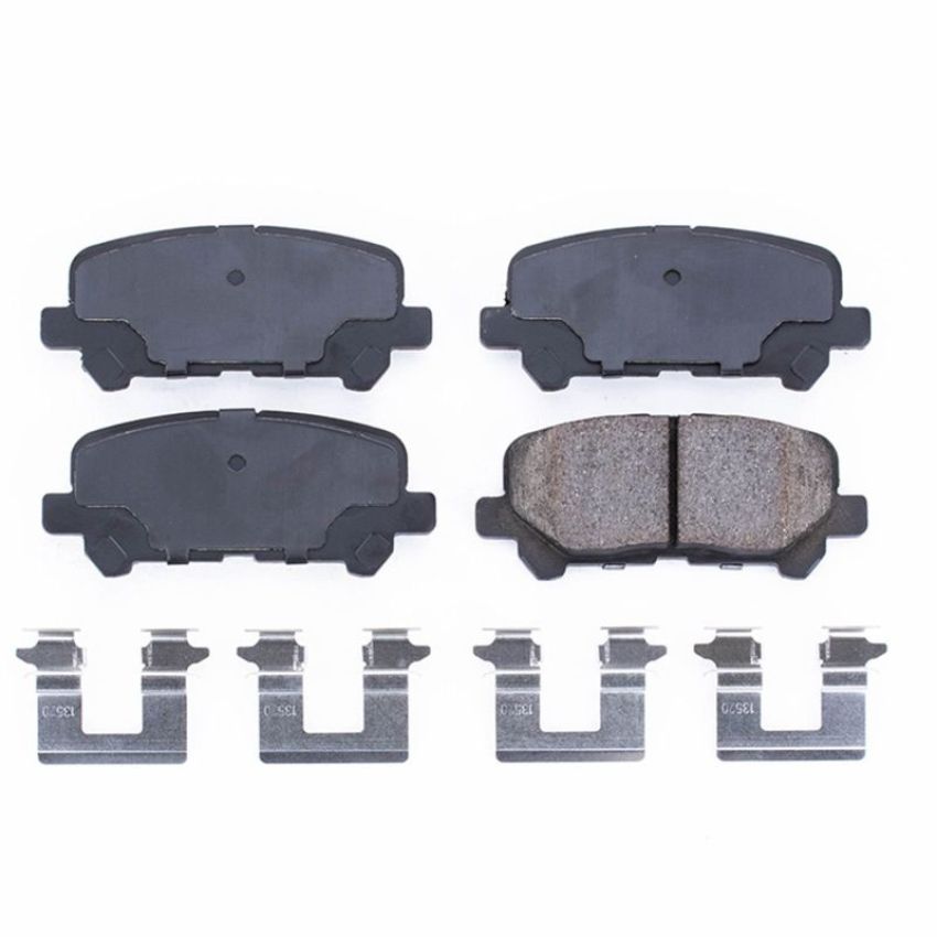PowerStop 17-1281 PowerStop - Z17 Low-Dust Ceramic Brake Pads with Hardware