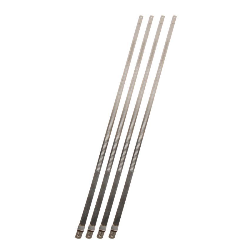 Design Engineering 10209 SS Posi Locking Ties 7mm x 14in 4pk