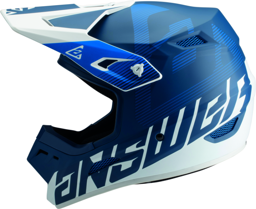 Answer 447751 AR1 V2 Bold Helmet Blue/White Youth - Small