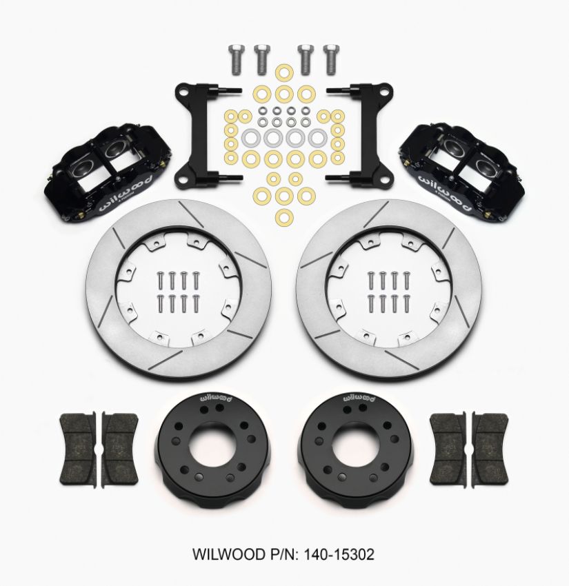 Wilwood 140-15302 Narrow Superlite 6R Front Kit 12.19in 63-87 C10 w/  Pro Spindles