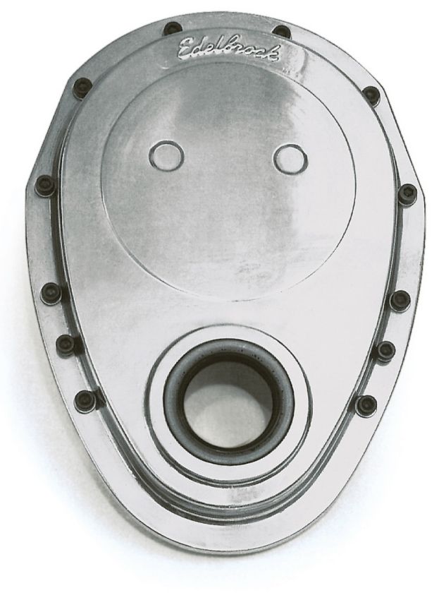 EDELBROCK EDE4240 SBC Aluminum Timing Cover