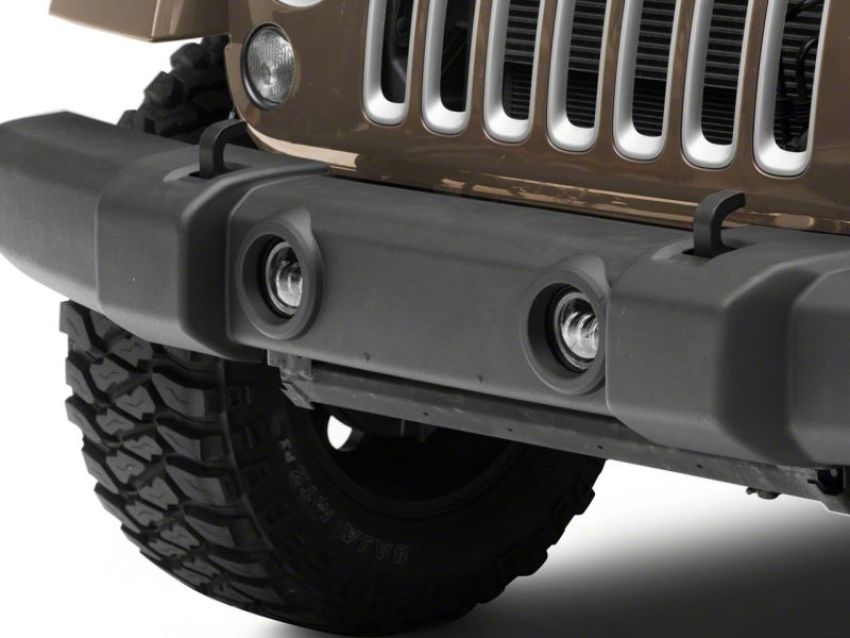 Raxiom J142667 07-18 Jeep Wrangler JK Axial Series 4-In LED Devil Eyes Fog Lights w/ Halo