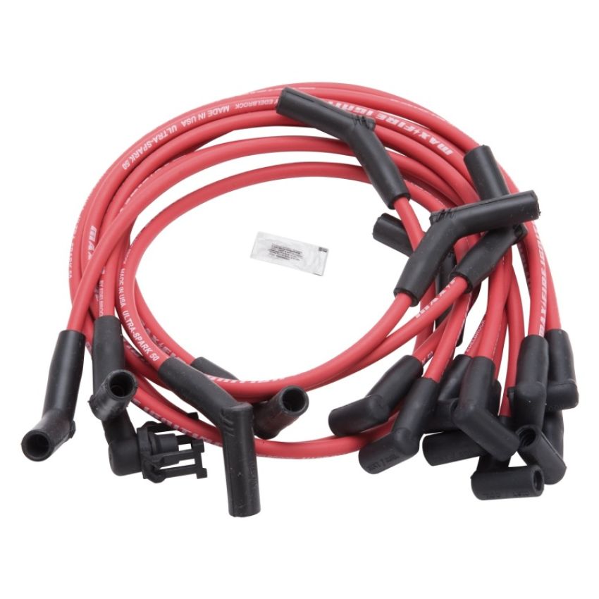 EDELBROCK EDE22714 Max Fire Plug Wire Set SBF 83-96 Red