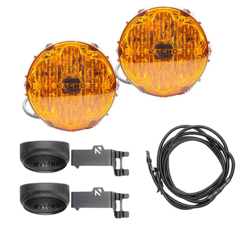 ARB V3TO1KASO Nacho Toyota SAE Only Plug N Play Fog Light Kit - Amber