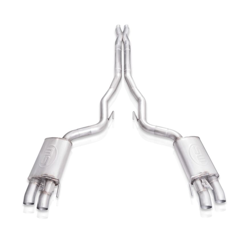 Stainless Works GT350CBXFCL 2015+ Ford Shelby GT350 Legend Factory Connect X-Pipe Catback Exhaust w/Valves