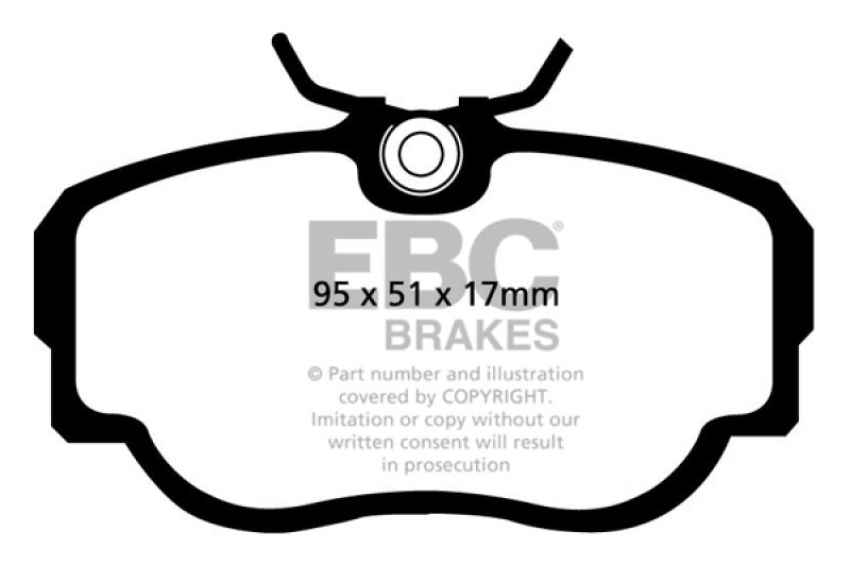 EBC Brakes DP3779C Redstuff Ceramic Low Dust Brake Pads