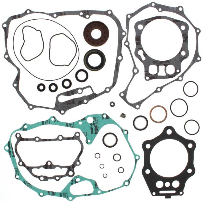 Vertex Pistons 811896 Vertex Gaskets 05-11 Honda TRX500FE Complete Gasket Kit w/ Oil Seals