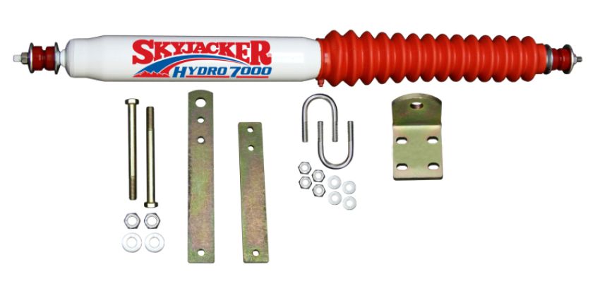 Skyjacker 7140 SNGL STAB KT WHITE W/RED BO