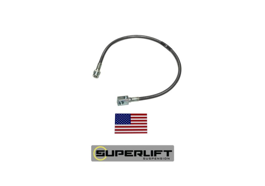 Superlift 91296 78-79 Ford Bronco w/ 4-9in Lift Kit (Single) Bullet Proof Brake Hose