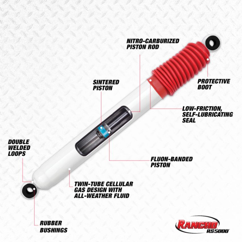 Rancho RS5407 RS5000 Steering Damper