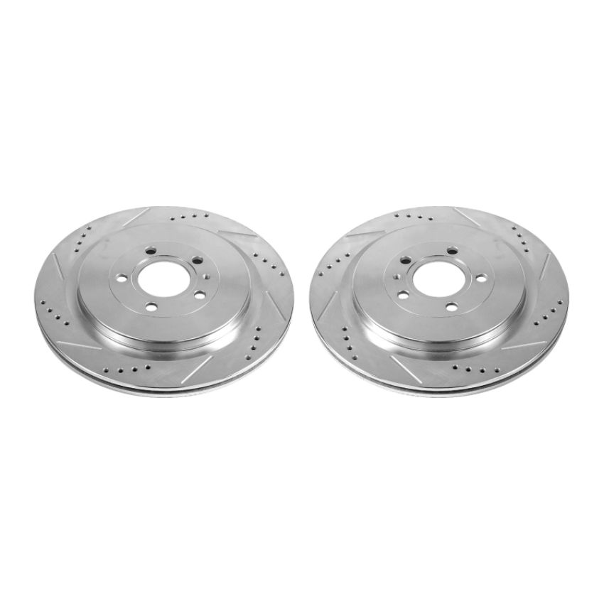 PowerStop AR85152XPR PowerStop Evolution Performance Drilled, Slotted & Plated Brake Rotor Pair