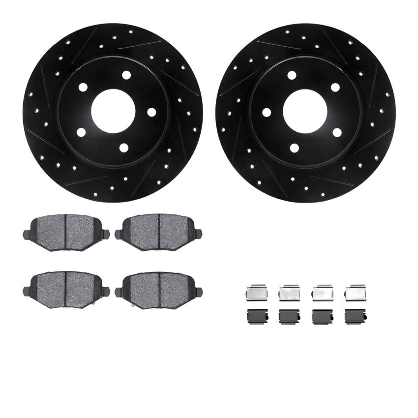 Dynamic Friction 8612-40002 Rotor Kit
