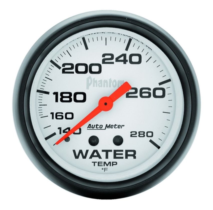 AUTOMETER ATM5831 2-5/8in Phantom Water Temp Gauge 140-280