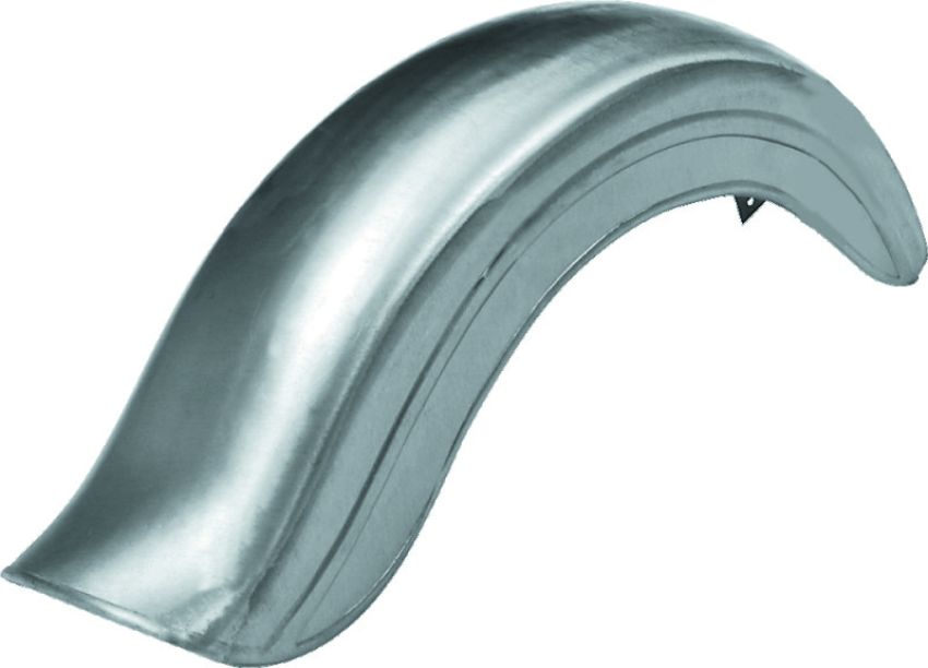 Bikers Choice 492770 Raw Fatbob Rear Fender Left Chain Cut Big Twin Custom