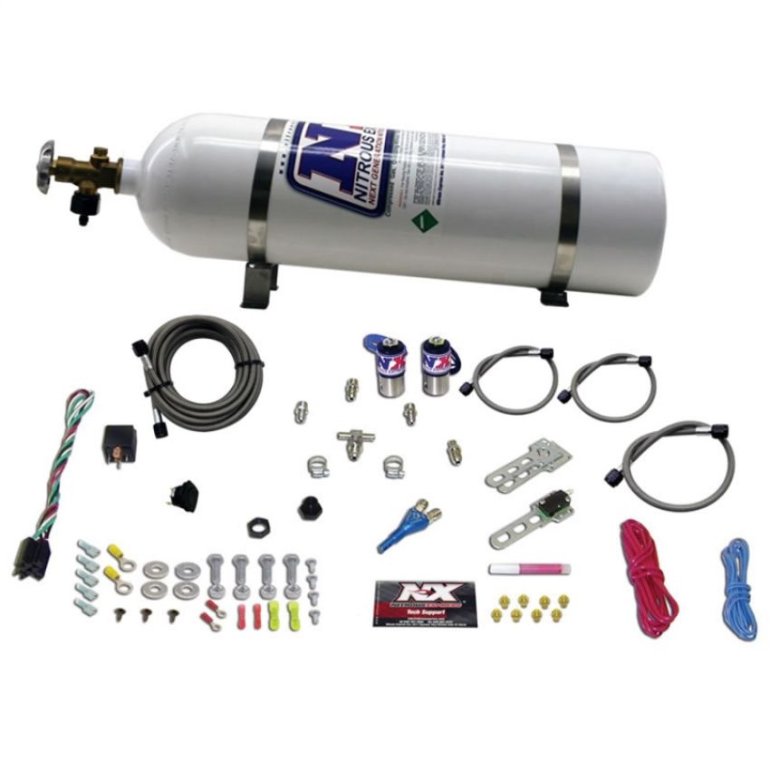 Nitrous Express 20916-15 Sub C Nitrous System (25,35,50HP) 15lb bottle