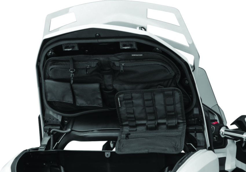 Kuryakyn 5837 Trunk Lid Organizer 18-Up Gold Wing