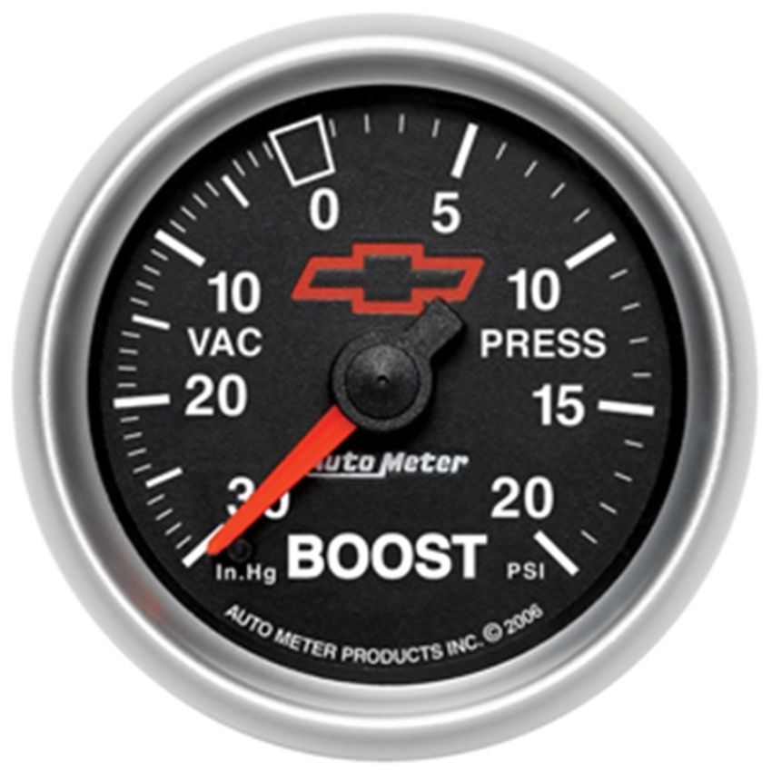 AutoMeter 3607-00406 GAUGE, VAC/BOOST, 2 1/16